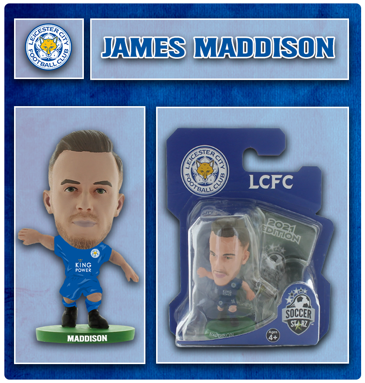 Soccerstarz - Leicester City - James Maddison - Home Kit