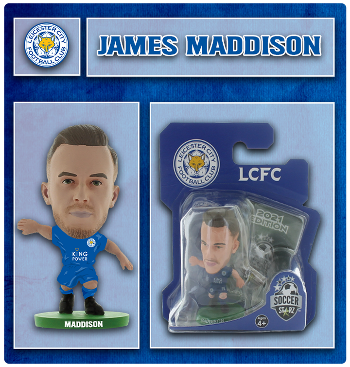 Soccerstarz - Leicester City - James Maddison - Home Kit