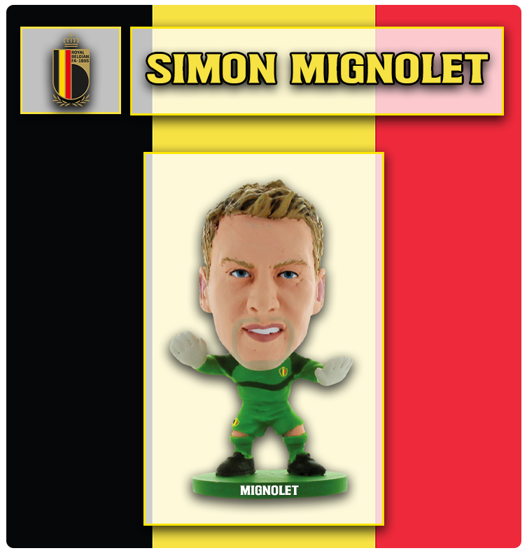 Soccerstarz - Belgium - Simon Mignolet - Home Kit