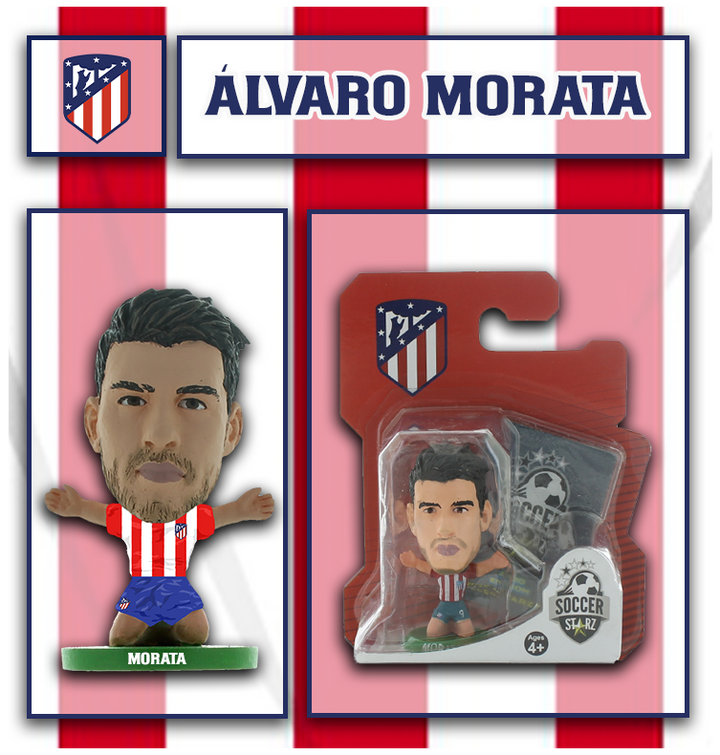 Soccerstarz - Atlético de Madrid - Álvaro Morata - Equipación local