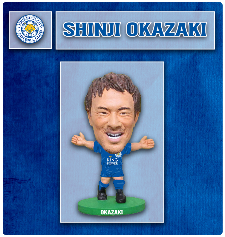 Soccerstarz - Leicester City - Shinji Okazaki - Home Kit
