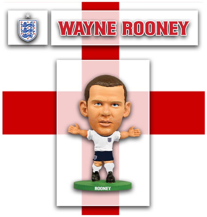 Soccerstarz - England - Wayne Rooney - Home Kit