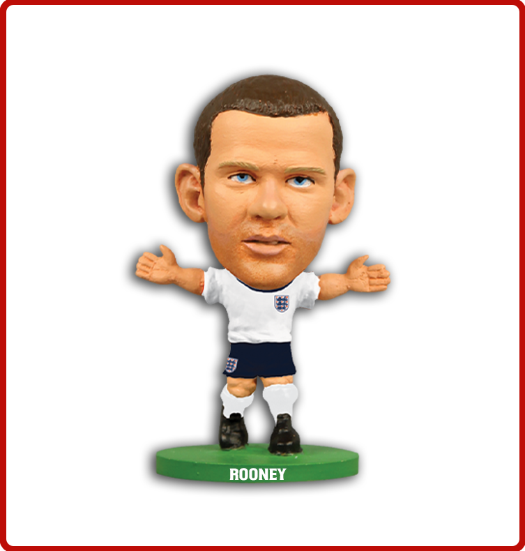 Soccerstarz - England - Wayne Rooney - Home Kit – The Official 