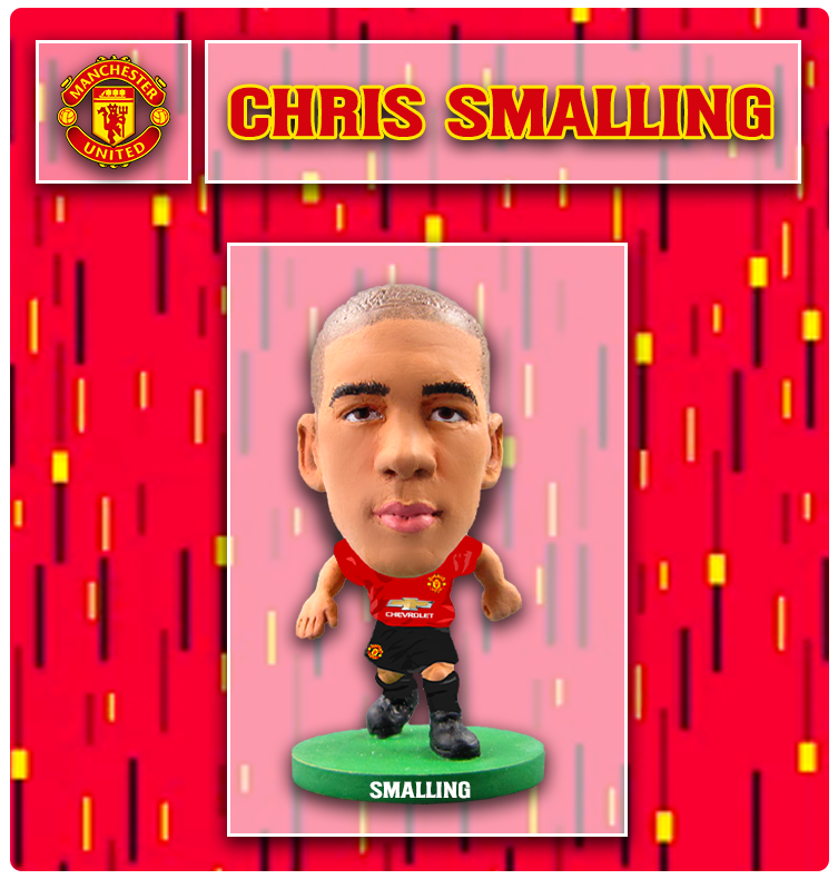 SoccerStarz Manchester United FC Chris Smalling Home Kit