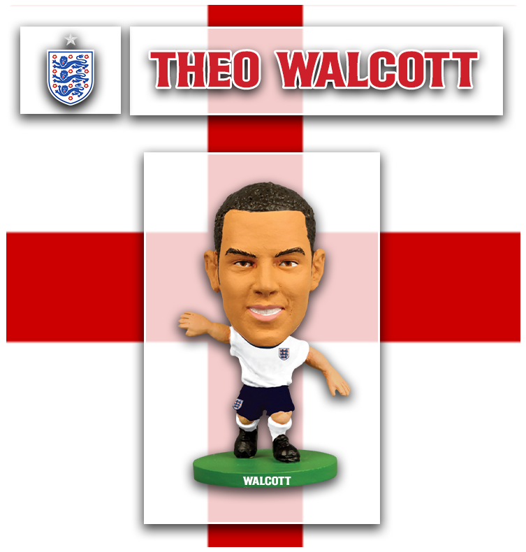 Soccerstarz - England - Theo Walcott - Home Kit