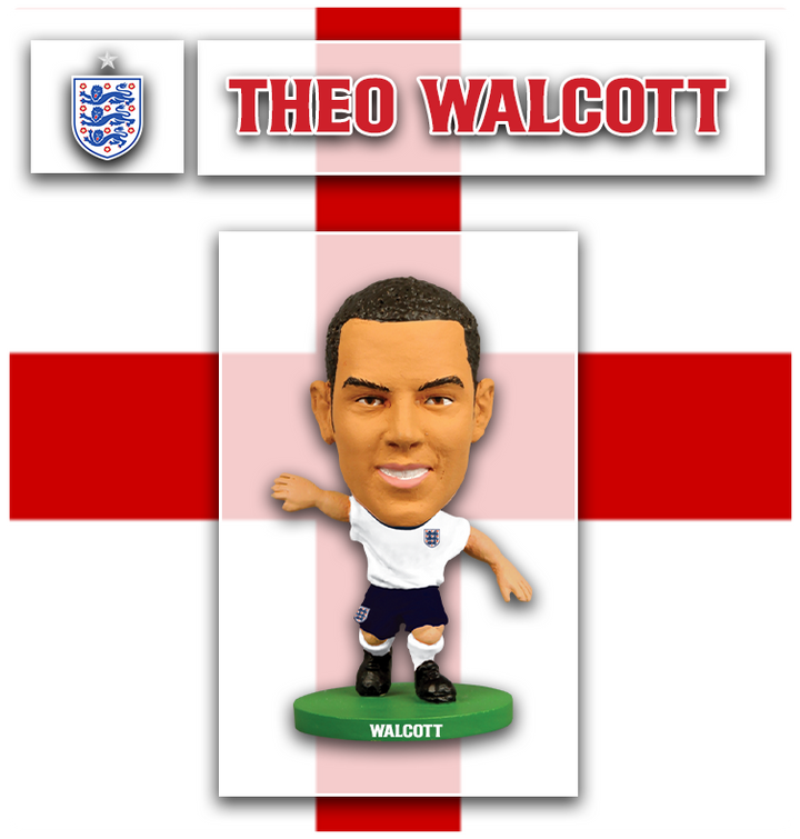 Soccerstarz - England - Theo Walcott - Home Kit