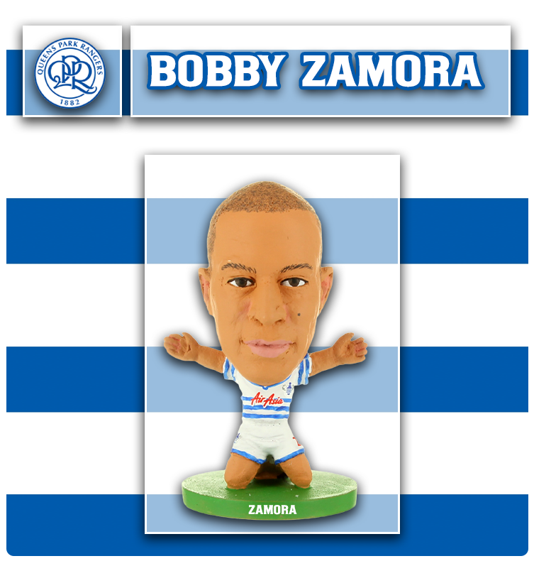 Soccerstarz - QPR - Bobby Zamora - Home Kit (2013 version)