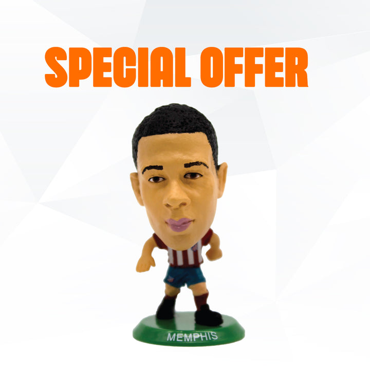 Soccerstarz - Atletico Madrid - Memphis Depay - Home Kit (Classic Kit) /Figures