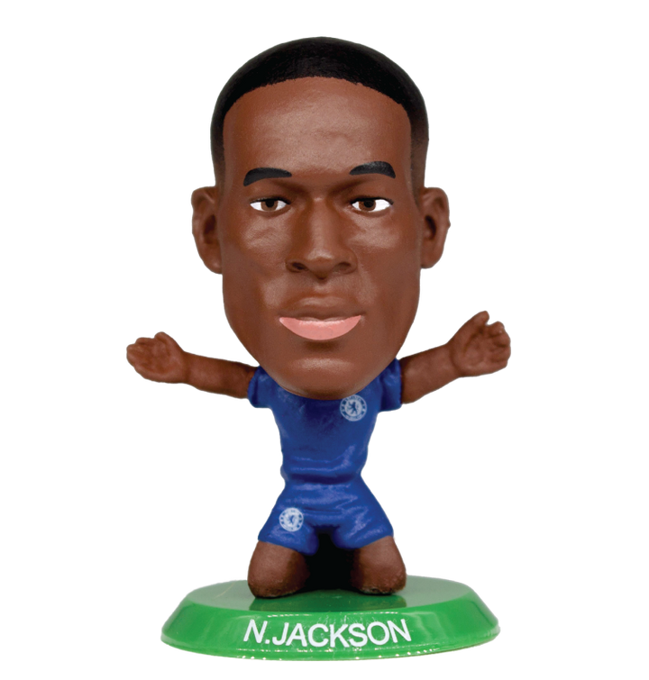 Soccerstarz - Chelsea Nicolas Jackson - Home Kit (Classic Kit) /Figures
