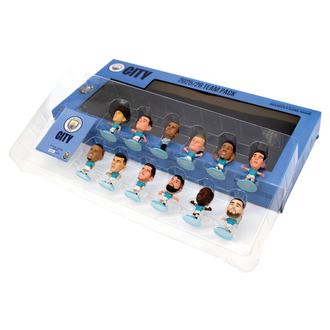 SoccerStarz - Man City 12 figure Team Pack (2025/26 Version Classic Kit) /Figures