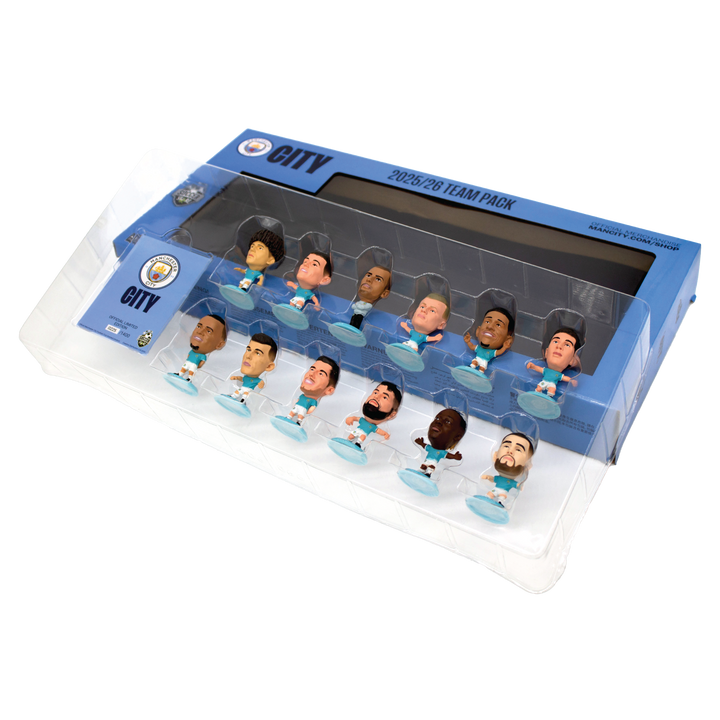 SoccerStarz - Man City 12 figure Team Pack (2025/26 Version Classic Kit) /Figures