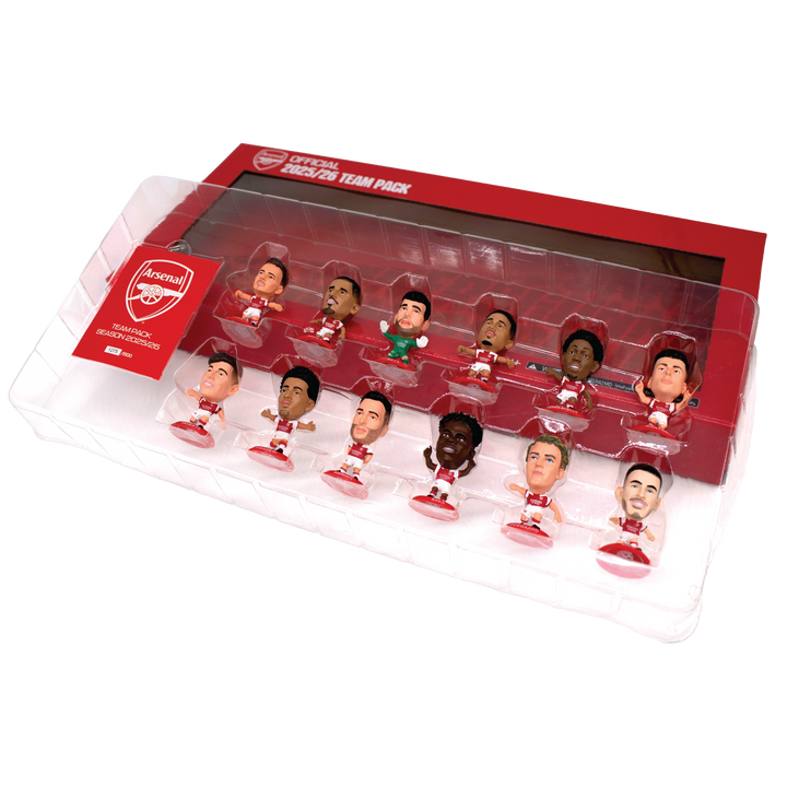 SoccerStarz - Arsenal 12 figure Team Pack (2025/26 Version Classic Kit) /Figures