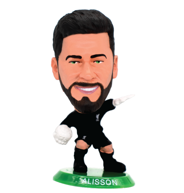 Soccerstarz - Liverpool Alisson Becker Figure - Classic Home Kit