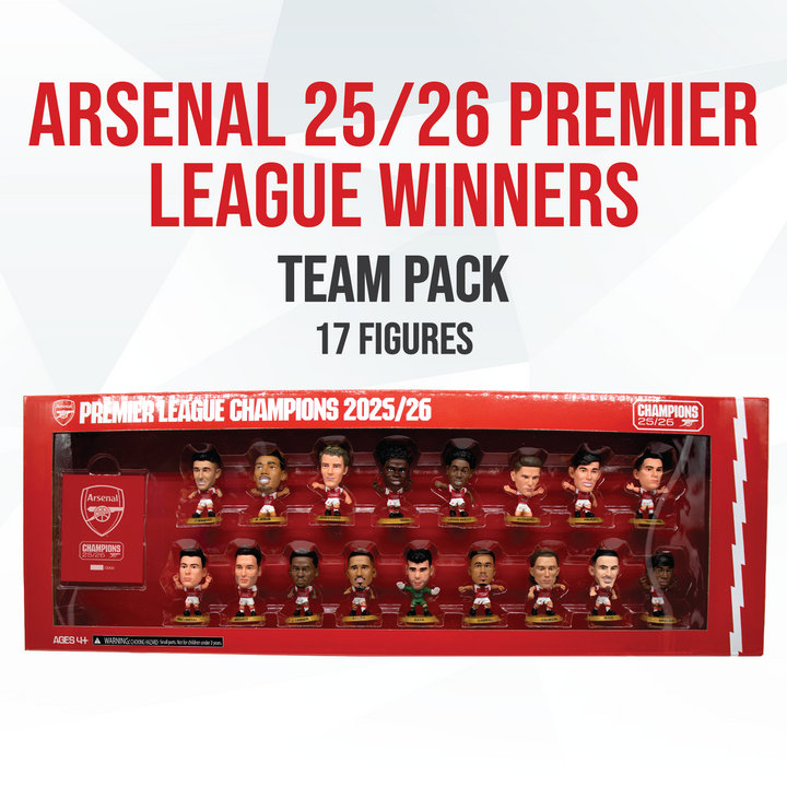 Soccerstarz - Arsenal 25/26 Premier League Winners 17 Figure Team Pack