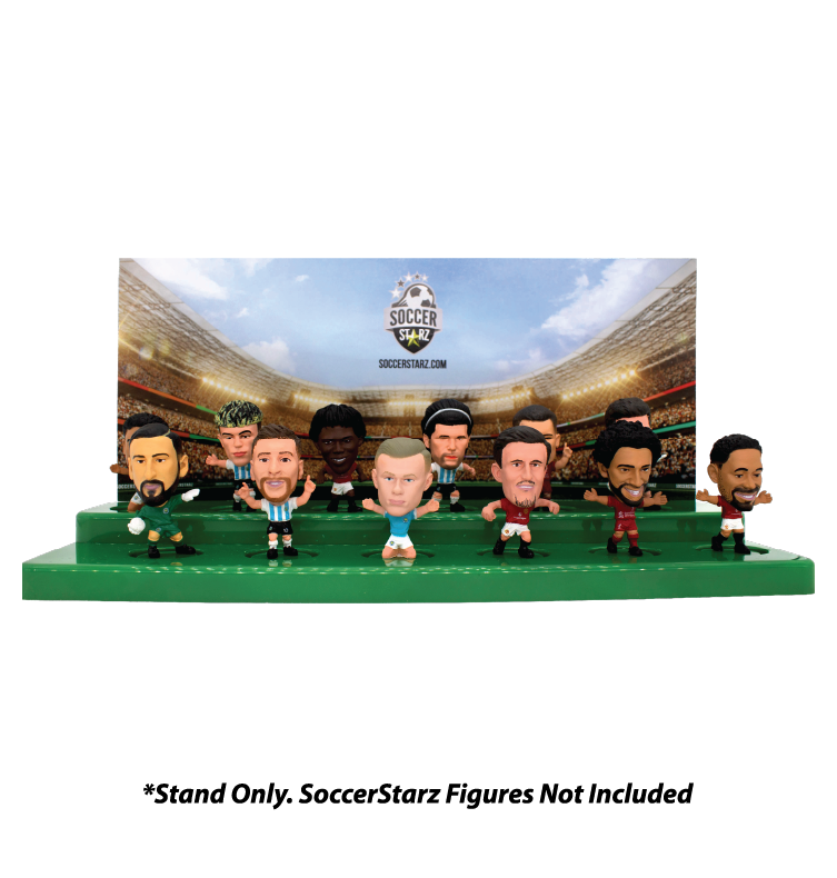 Soccerstarz - Stand for 12 SoccerStarz Figures (Green)