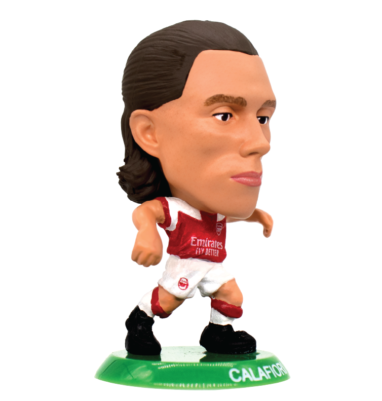 Soccerstarz - Arsenal Riccardo Calafiori -Classic Home Kit