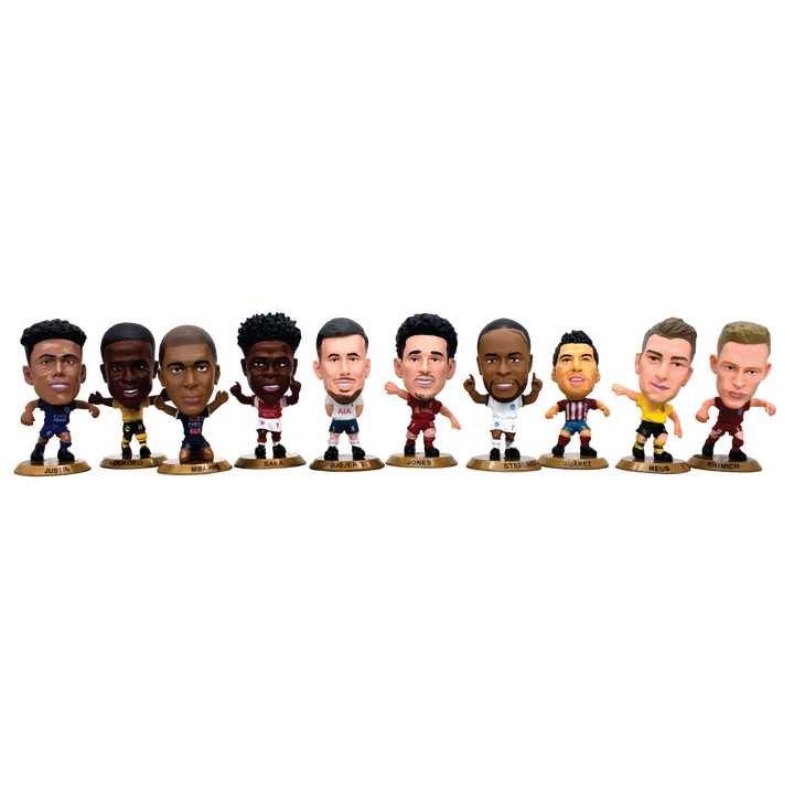 Soccerstarz - 2022 Edition Gold Base Collection Completers - 10 Figure Bundle /Figures