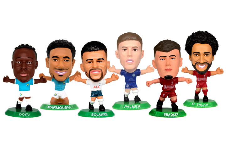 Soccerstarz - Stand for 12 SoccerStarz Figures (Generic Green) and 12 SoccerStarz Figures (SET B)