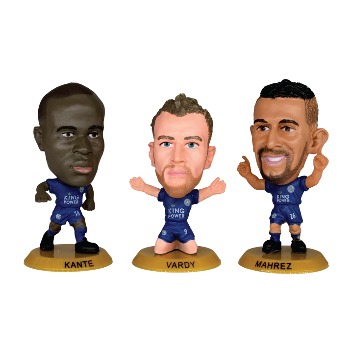 SoccerStarz - Leicester 13 figure Team Pack (League Winners 2015-16 10 Year Anniversary Re-Release) /Figures