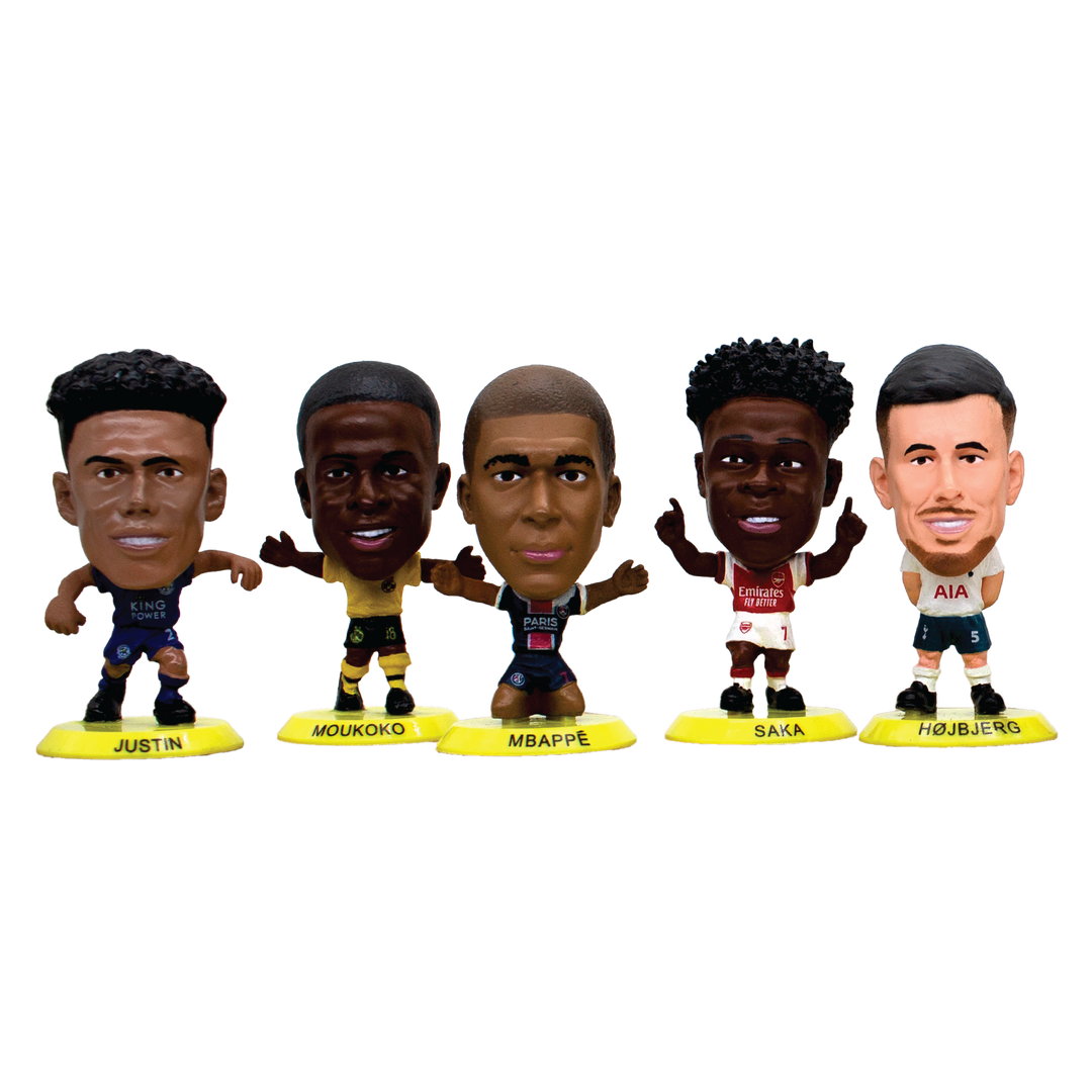 Soccerstarz - 2022 Edition Yellow Base Collection Completers - 10 Figure Bundle /Figures