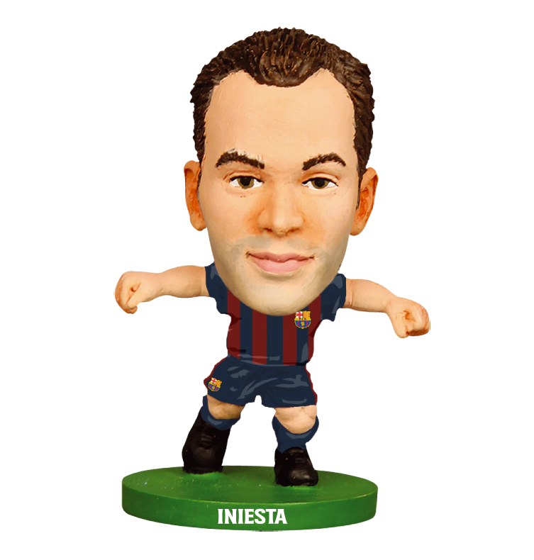 Soccerstarz - Barcelona - Andres Iniesta - Home Kit (2015 version)