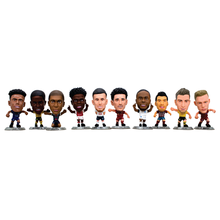 Soccerstarz - 2022 Edition Silver Base Collection Completers - 10 Figure Bundle /Figures