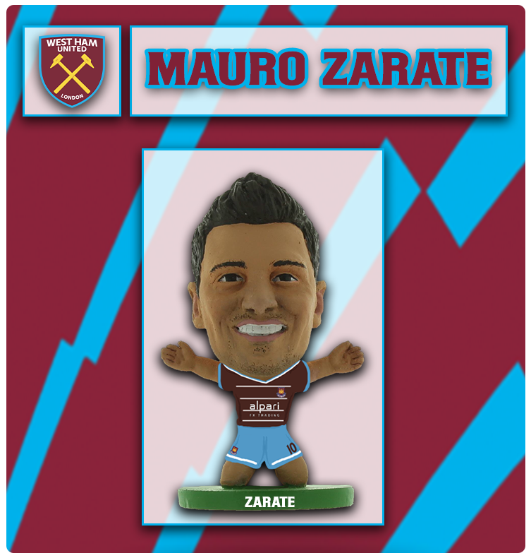 Soccerstarz - West Ham - Mauro Zarate - Home Kit (2015 version)