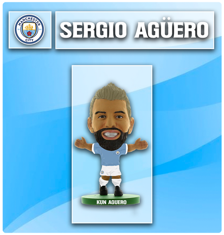 Sergio Aguero - Manchester City - Home Kit (Classic Kit) (LOOSE)