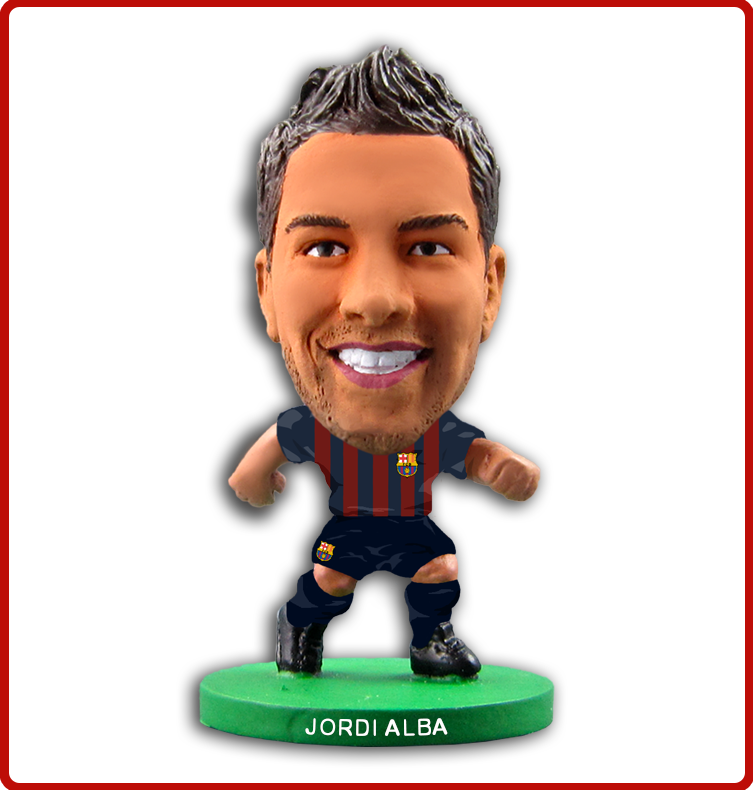 Soccerstarz - Barcelona - Jordi Alba - Home Kit