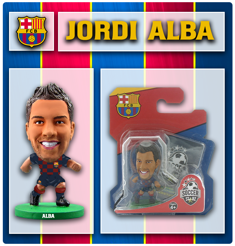 Soccerstarz - Barcelona - Jordi Alba - Home Kit