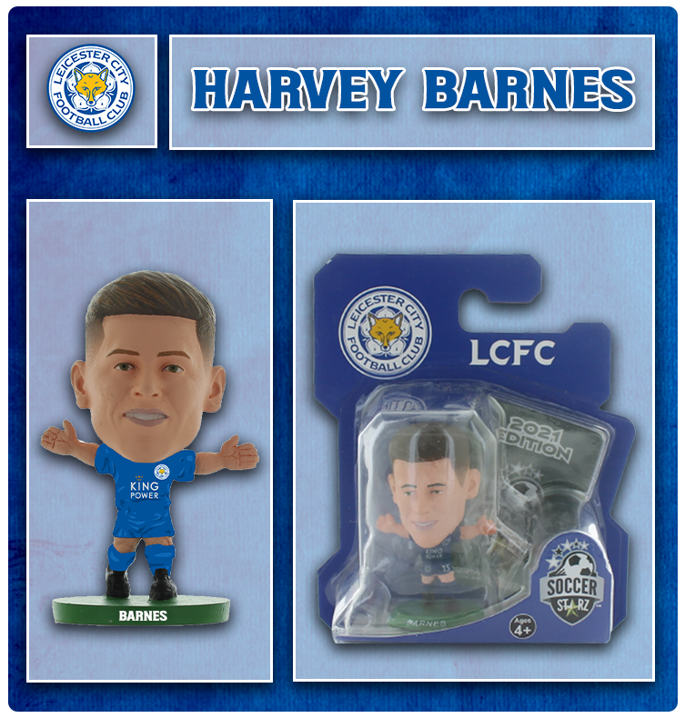 Soccerstarz - Leicester City - Harvey Barnes - Home Kit