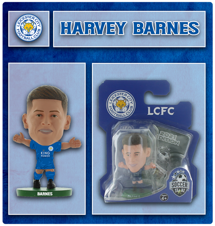Soccerstarz - Leicester City - Harvey Barnes - Home Kit