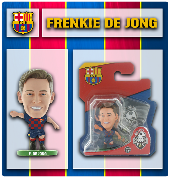 Soccerstarz - Barcelona - Frenkie De Jong - Home Kit