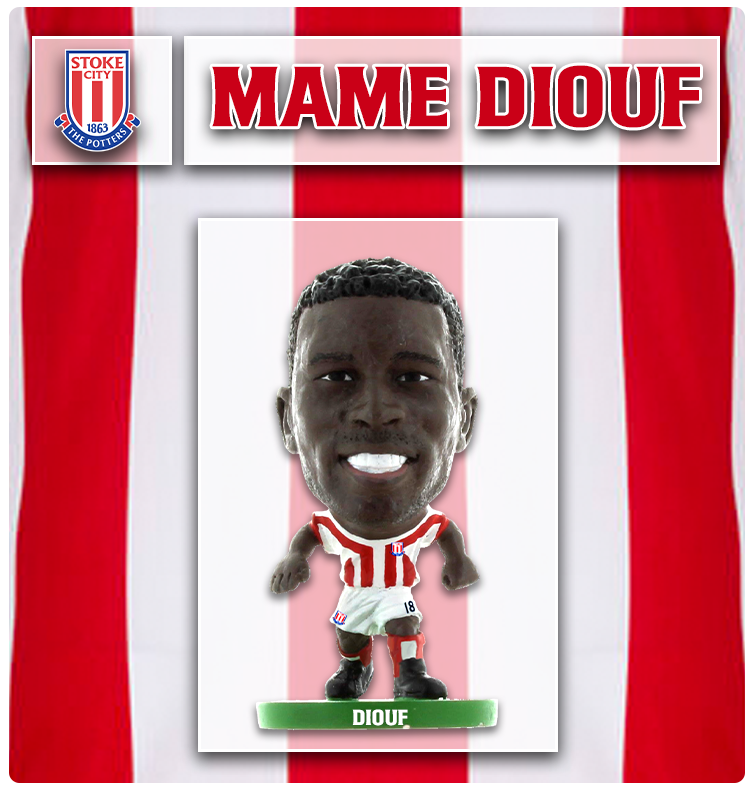 Stoke City - Mame Diouf - Home Kit (2015 Version) (Clear Sachet)