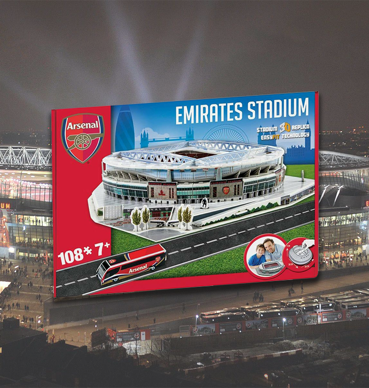 3D Stadium Puzzles - Arsenal The Emirates