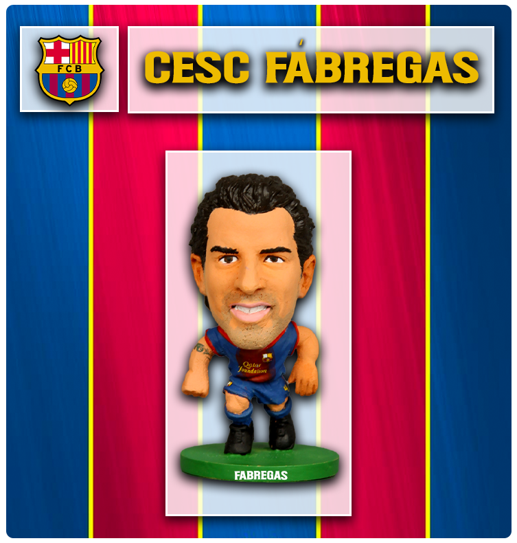 Soccerstarz - Barcelona - Cesc Fàbregas - Home Kit (2013 Version)