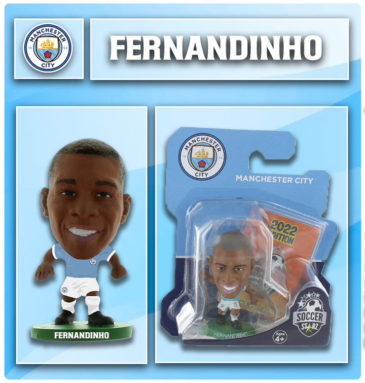 Soccerstarz - Manchester City - Fernandinho - Home Kit (Classic Kit)