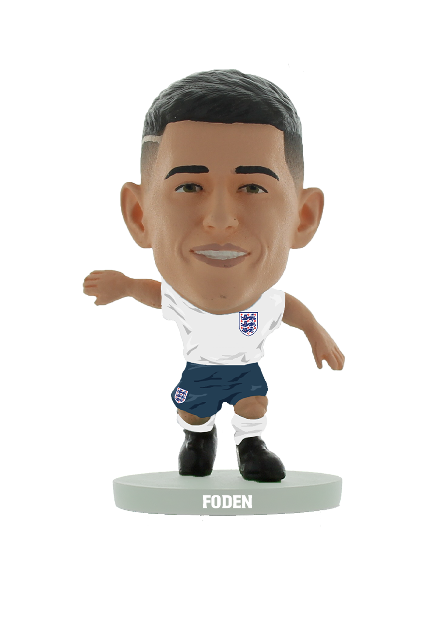 Phil Foden - England - Home Kit (Silver Base)(LOOSE)