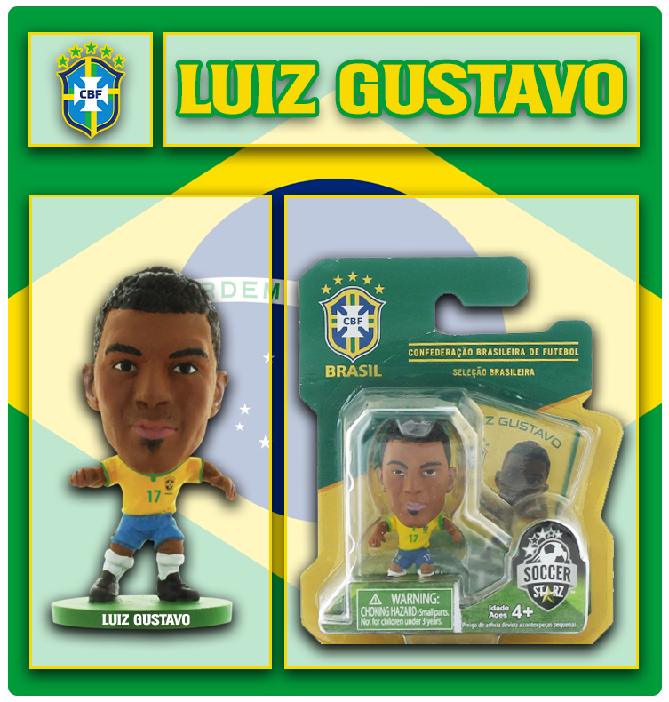 Soccerstarz - Brazil - Luiz Gustavo - Home Kit