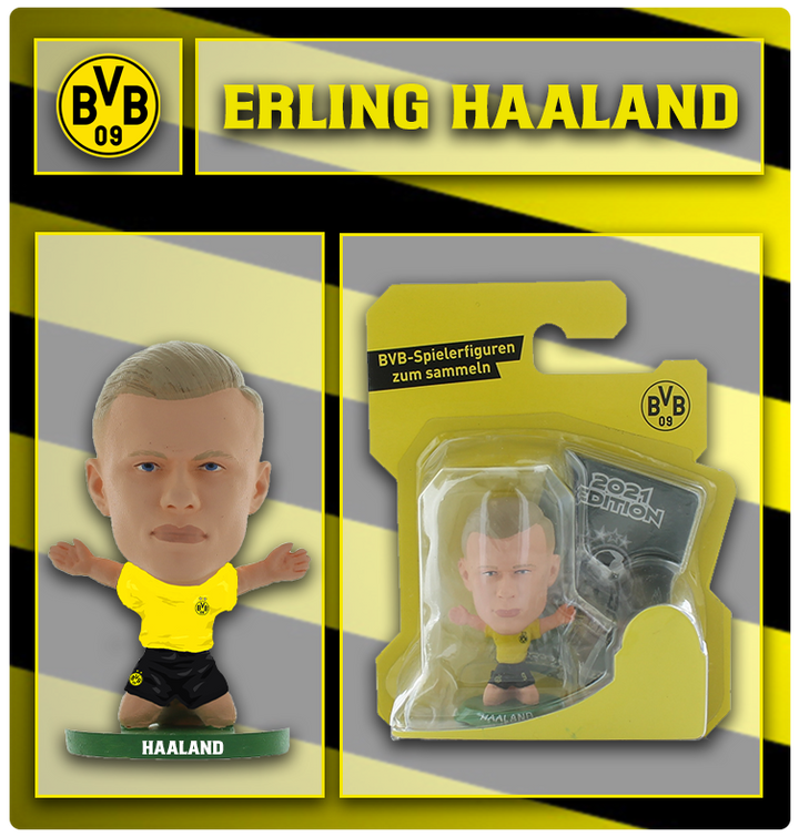 Soccerstarz - Borussia Dortmund - Erling Haaland  - Home Kit