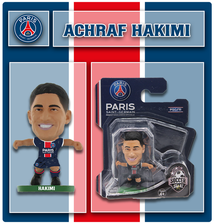 Soccerstarz - Paris St Germain - Achraf Hakimi - Home Kit