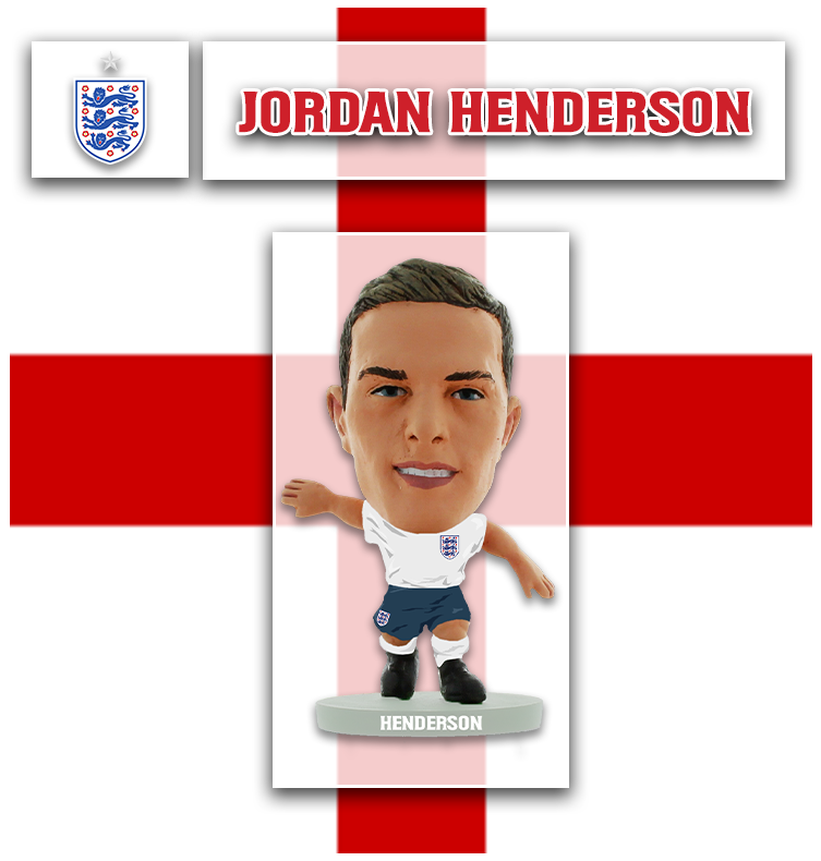 Jordan Henderson - England - Home Kit (Silver Base)(LOOSE)