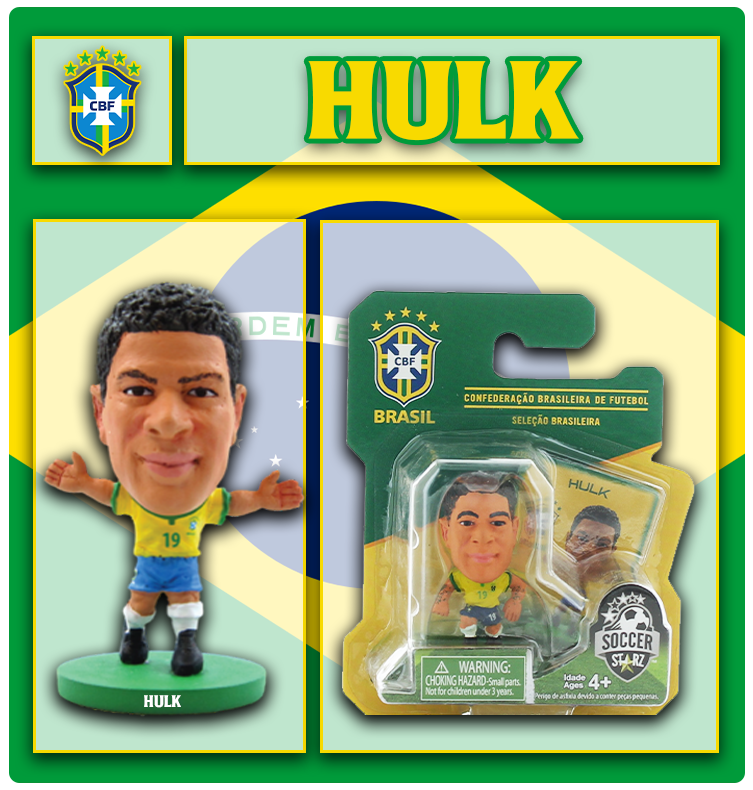 Soccerstarz - Brazil - Hulk - Home Kit