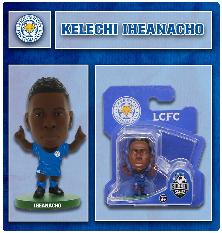 Soccerstarz - Leicester City - Kelechi Iheanacho - Home Kit (New Classic)