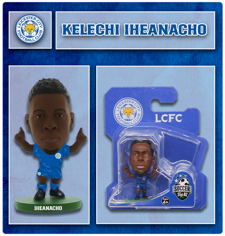 Soccerstarz - Leicester City - Kelechi Iheanacho - Home Kit (New Classic)