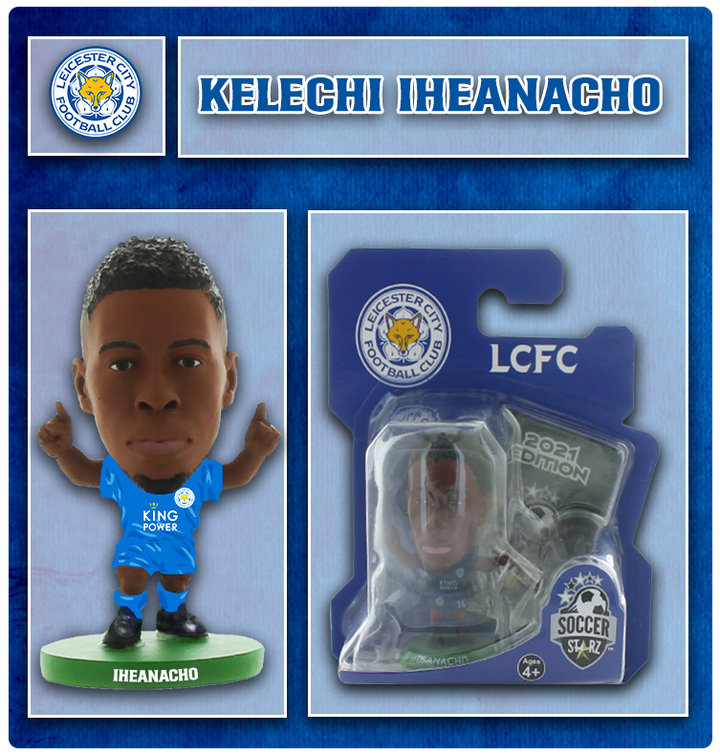 Soccerstarz - Leicester City - Kelechi Iheanacho  - Home Kit