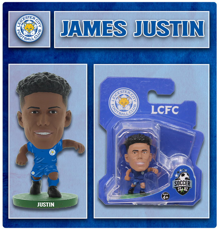 Soccerstarz - Leicester City - James Justin - Home Kit (New Classic)