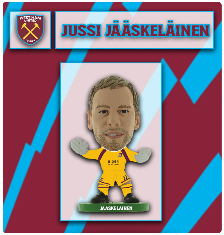 Soccerstarz - West Ham - Jussi Jääskeläinen - Home Kit