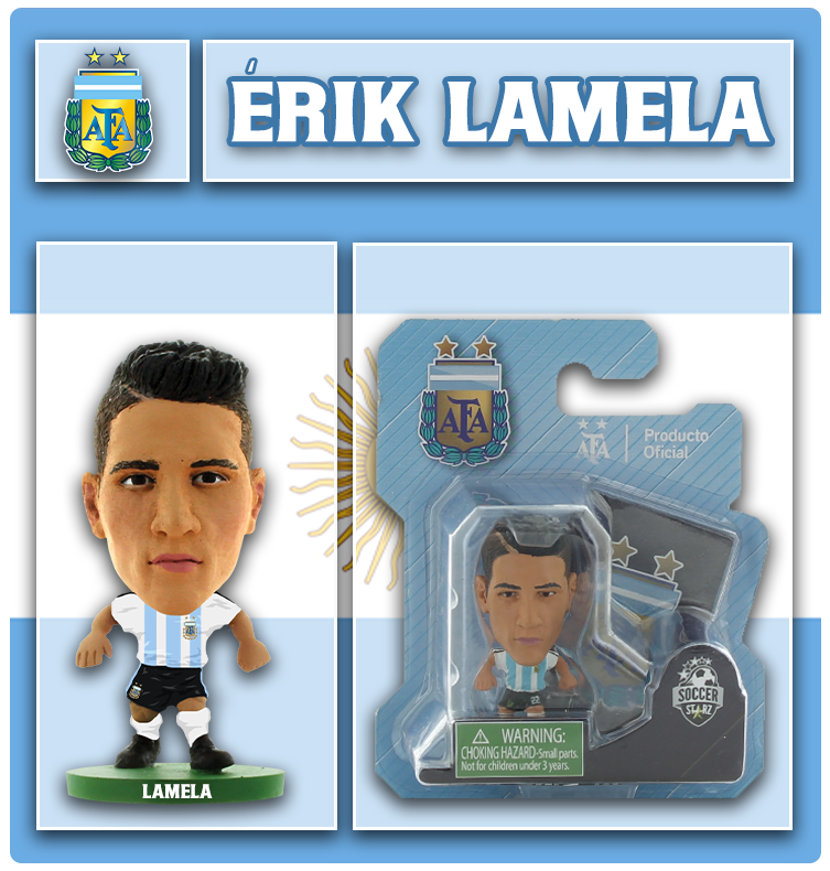 Soccerstarz - Argentina - Erik Lamela - Home Kit