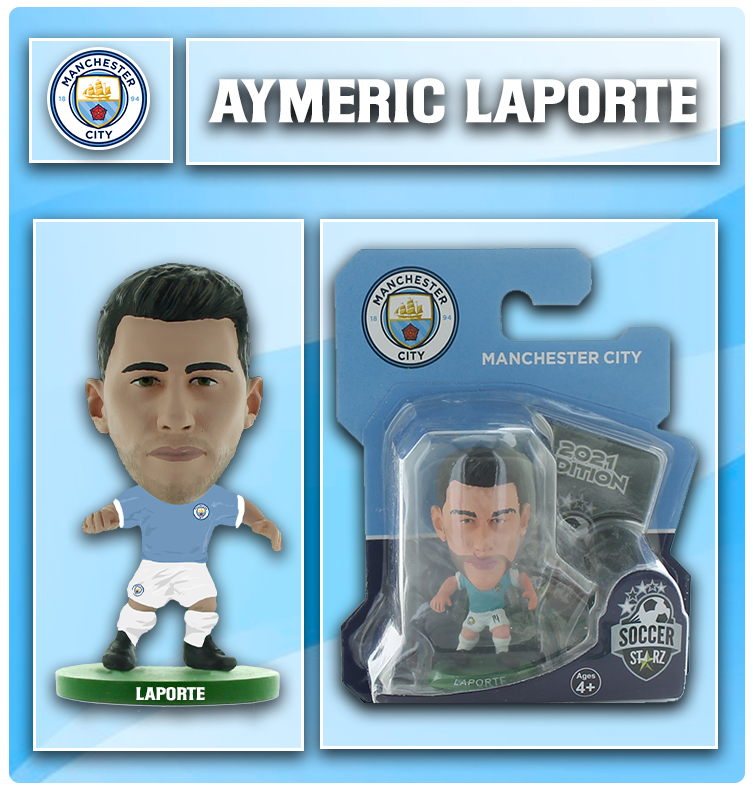 Soccerstarz - Manchester City - Aymeric Laporte - Home Kit